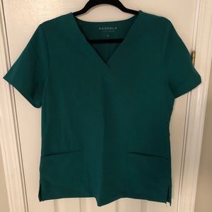 Mandala Scrub Set Hunter Green- not available online